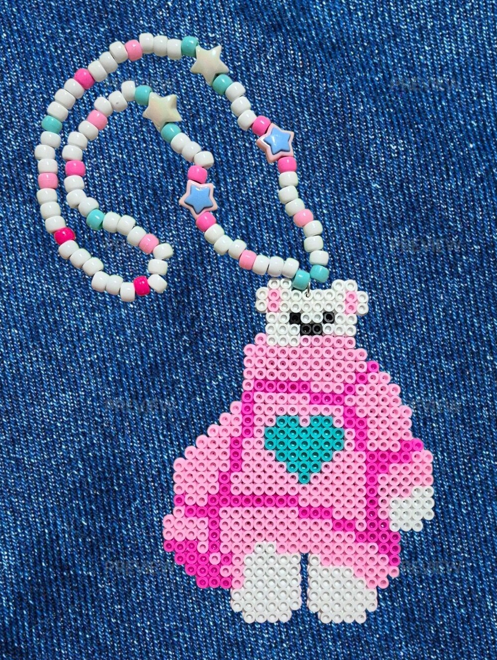 Bear Kandi Necklace